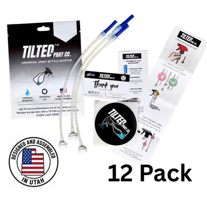 Tilted Spray Adapter - Turn Any Spray Bottle into a 360° Sprayer! Tilted