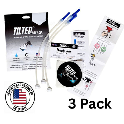 Tilted Spray Adapter - Turn Any Spray Bottle into a 360° Sprayer! Tilted