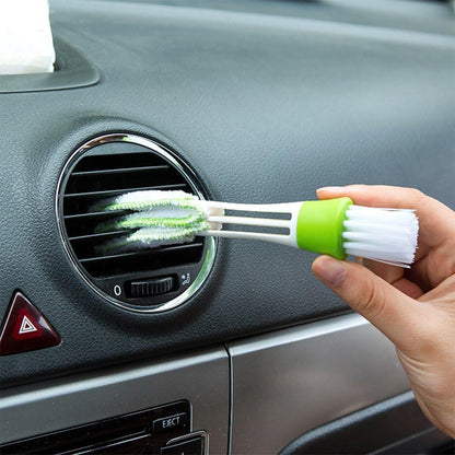 WashMe 2-in-1 Car Vent Mini Duster Microfibre with Brush for cleaning air vents, dashboards, and hard-to-reach areas in your car interior.