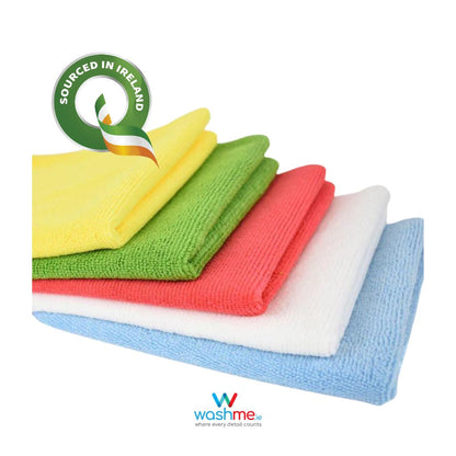 50 piece Trade pack Irish sourced premium quality and multi-purpose microfibre cloth. 300gsm quality cloth, best microfibre for car wash, car polish