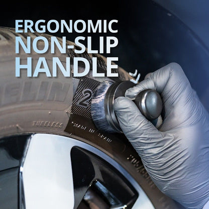 WashMe Round Tyre & Trim Dressing Applicator Brush