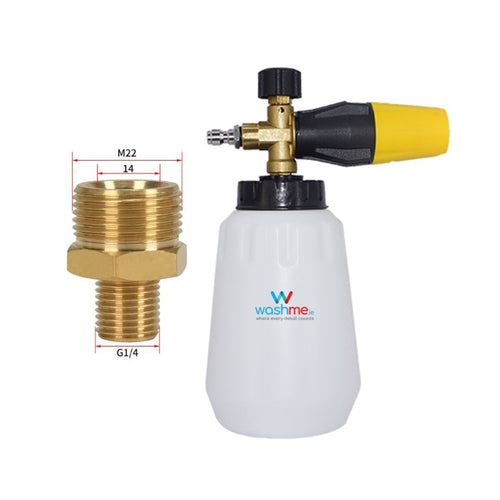 WashMe Yellow Snow Foam Lance Hydro 360 V2 - Kranzle, M22