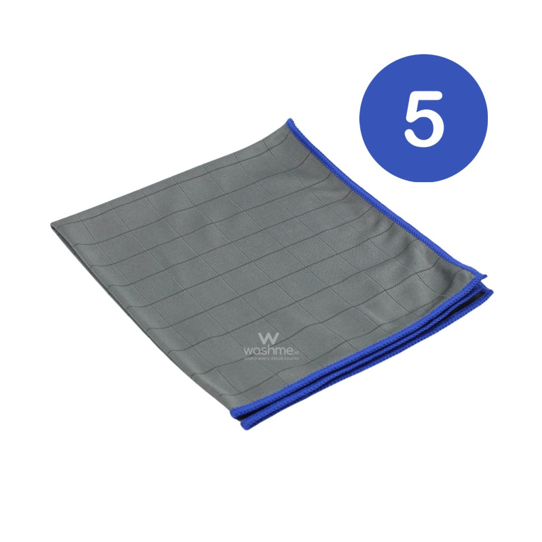 WashMe CARBON Heavy Duty Microfibre Cloth for Glass and Interior WashMe Microfibre