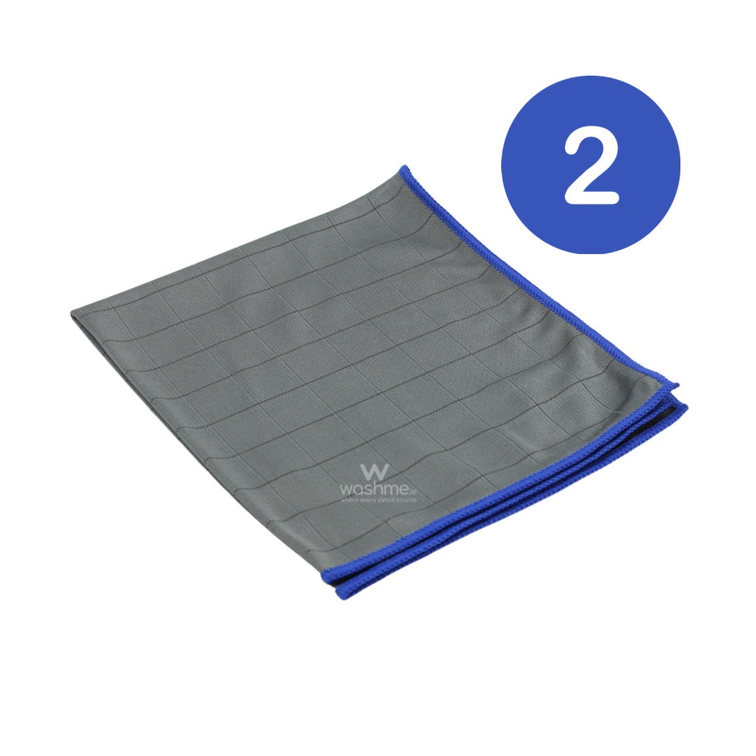 WashMe CARBON Heavy Duty Microfibre Cloth for Glass and Interior WashMe Microfibre