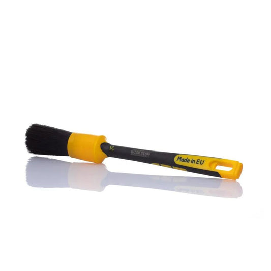 Work Stuff detailing Brush with yellow rubber handle. Perfect wheel brush. Brush for algae and exterior or car. Work Stuff Cork Ireland