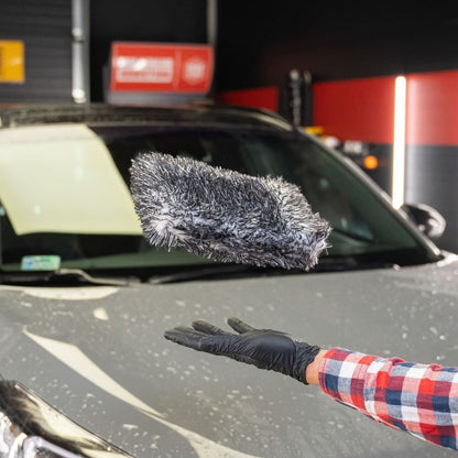 Work Stuff TYPHOON Wash Pad. washmitt without glove. ergonomic wash pad for washing cars. microfibre wash pad for paintwork and shampoo. Work Stuff Ireland. Work Stuff Cork Ireland