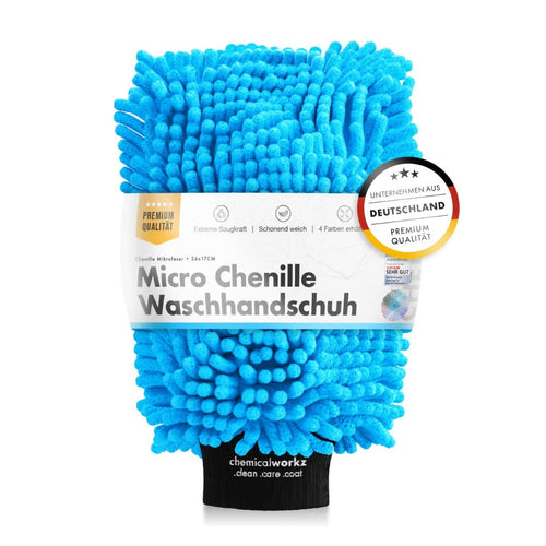 chemicalworkz Chenille Wash Mitt - Blue