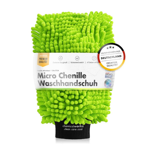 chemicalworkz Chenille Wash Mitt - Green