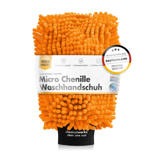 chemicalworkz Chenille Wash Mitt - Orange