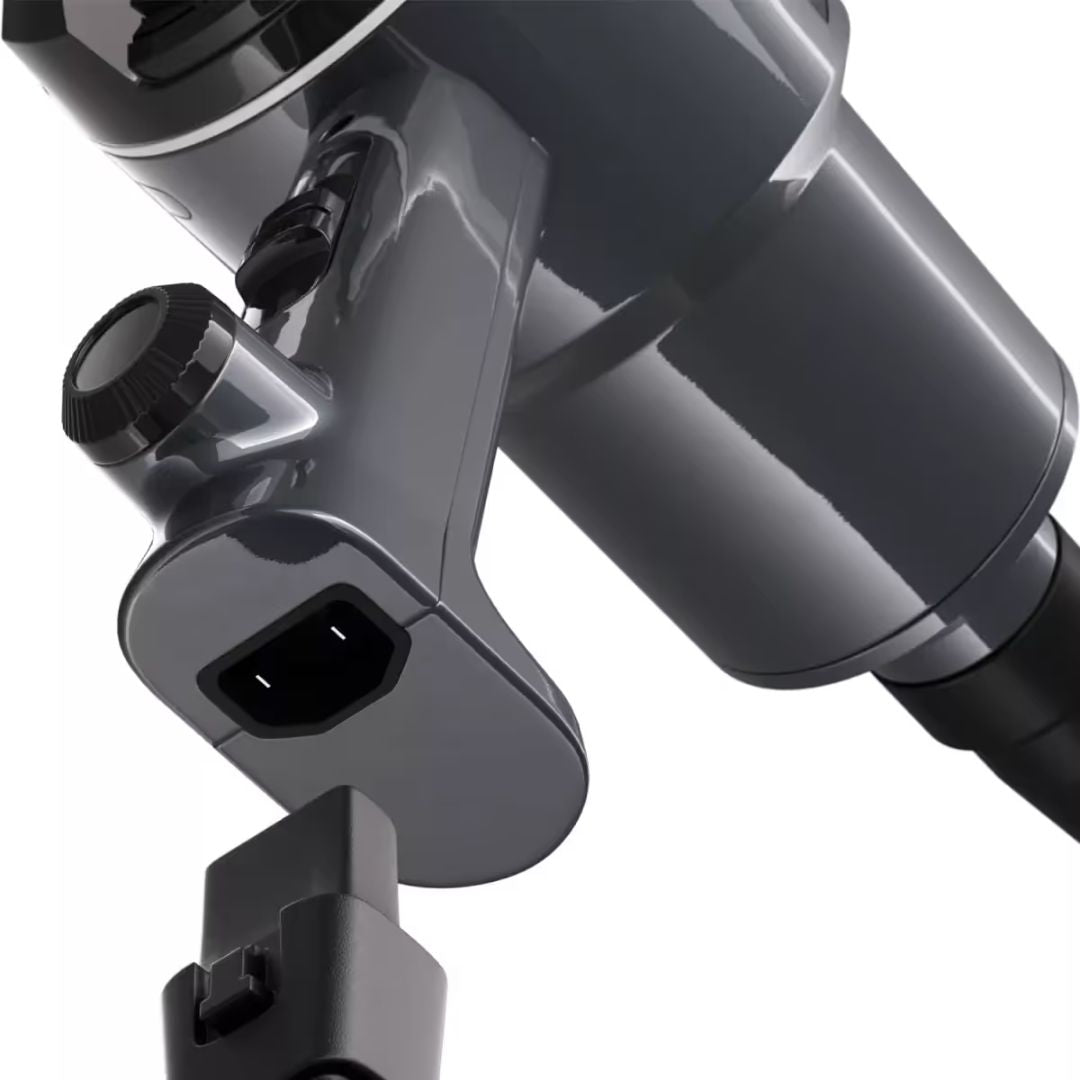 Close-up of a car dryer grip on a white background