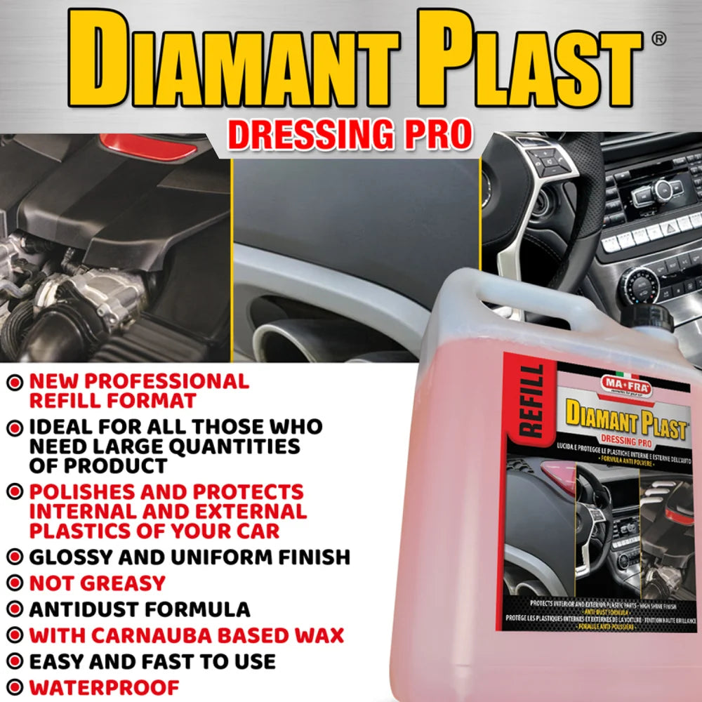 MaFra Diamant Plast Pro Plastic Trim Dressing & Dashboard Shine info