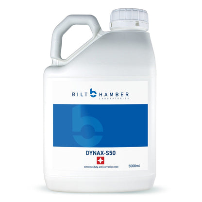Bilt Hamber Dynax S50 Dynax-S50 Extreme duty anti-corrosion wax for cavities, voids and long term protection. Supplied with a 600mm application lance. Bilt Hamber Ireland. Bilt Hamber Cork Ireland