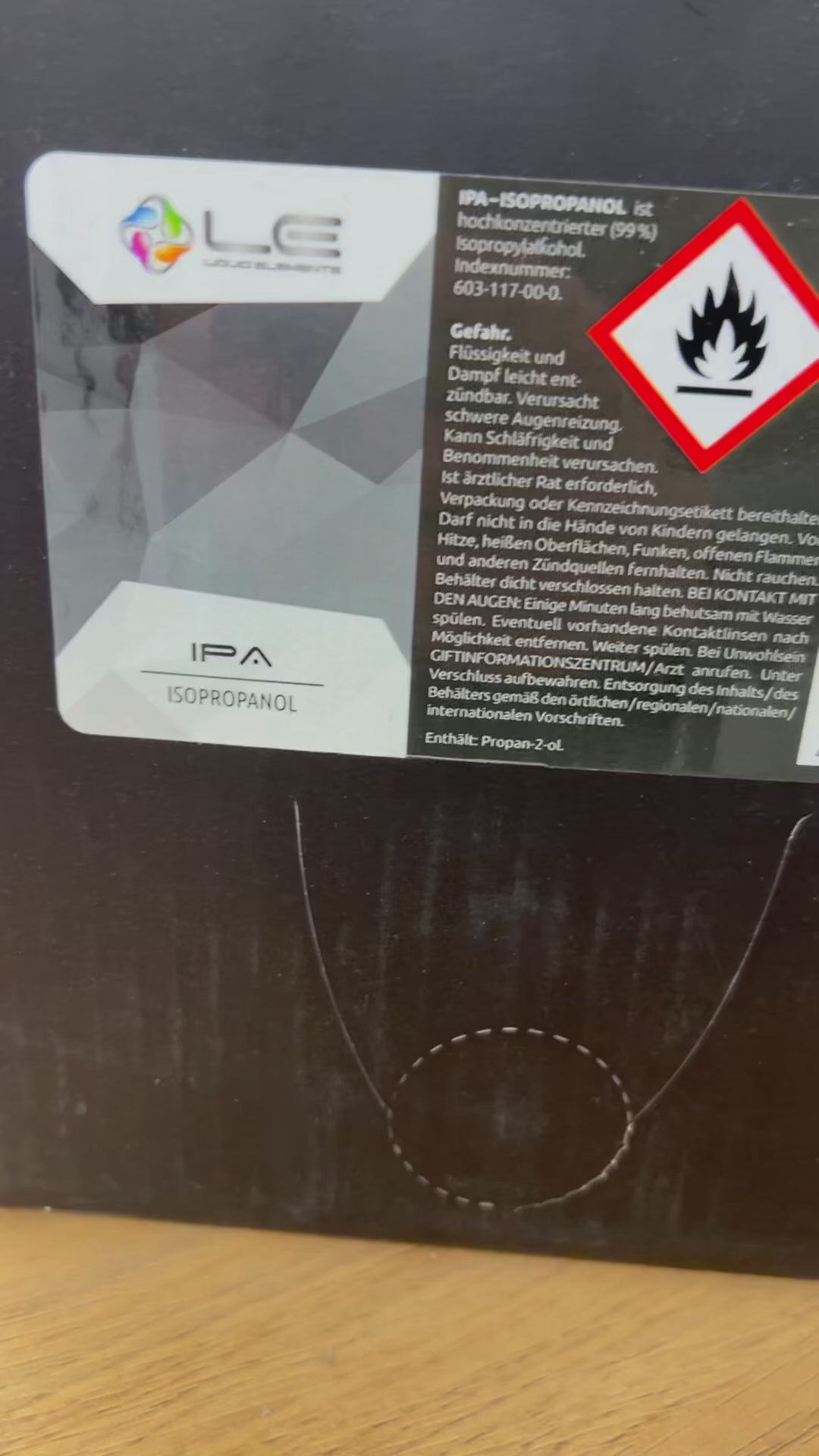 5L Liquid Elements IPA - Isopropanol Alcohol 99.9%