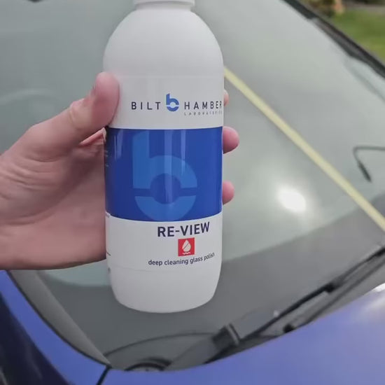 Bilt hamber re-view glass polish on Ford Focus