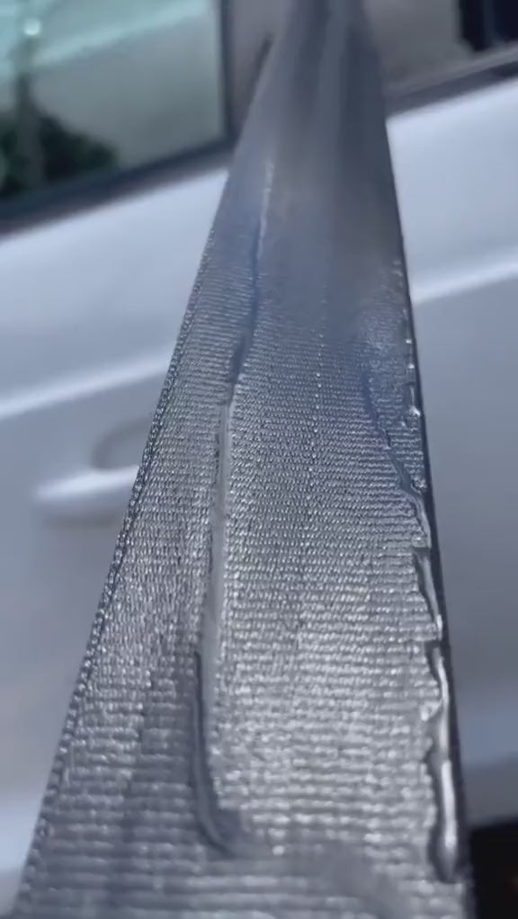 BLO Car dryer drying seat belt. Blo Car Dryer Ireland.