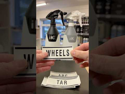 IK Sprayer Bottle Identification Label Stickers