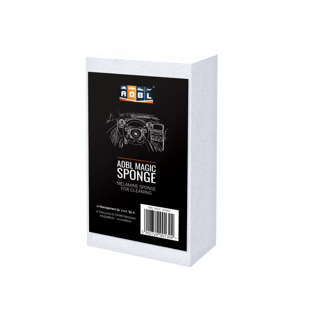 ADBL Magic Sponge. Magic Eraser in white with black packaging. Magic Sponge Cork Ireland. ADBL Ireland