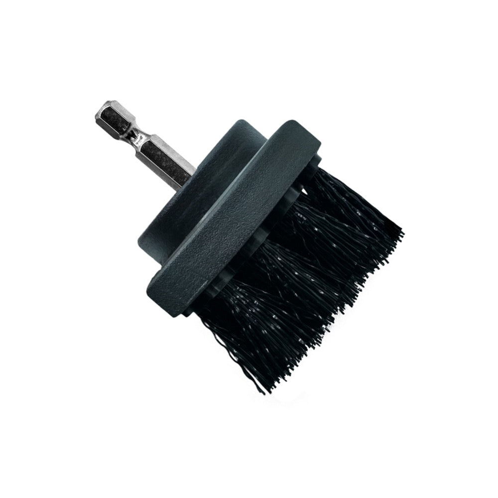 ADBL Twister Drill Brush . Round textile brush with black bristles. ADBL Cork Ireland