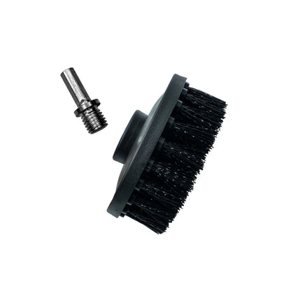 ADBL Twister Drill Brush . Round textile brush with black bristles. ADBL Cork Ireland