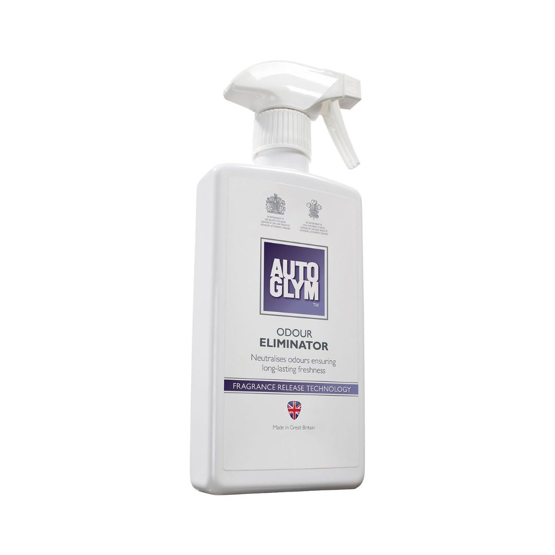 Autoglym Odour Eliminator 500ml. Odour remover from car. remove smell from car. Autoglym air freshener. remove smell from car boot. Autoglym Ireland. Autoglym Cork