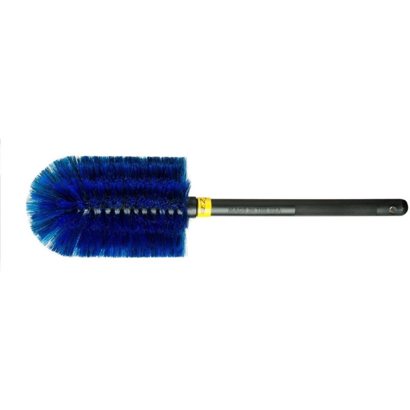 EZ Detailing Go EZ Detail brush blue with black. Alloy Wheel Brush