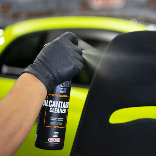 Ma-Fra Maniac Line Alcantara Cleaner. Mercedes, Audi, Porsche Alcantara cleaner. Alcantara Steering wheel and seat cleaner. Labocosmetica. Ma-Fra Ireland Cork