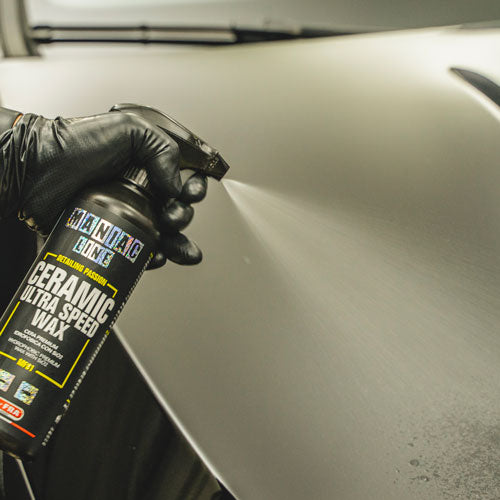 Ma-Fra Maniac Line Ceramic Spray Wax SiO2. Best quick detailer for bodywork and wheels. Non acid wheel cleaner. Labocosmetica. Ma-Fra Ireland Cork