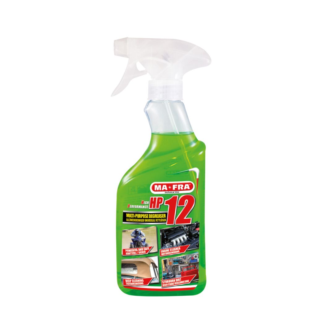 MaFra HP12 High Performance All Purpose Cleaner and Degreaser 500ml. Engine Cleaner. Strong Oven Cleaner and degreaser. MaFra Ireland