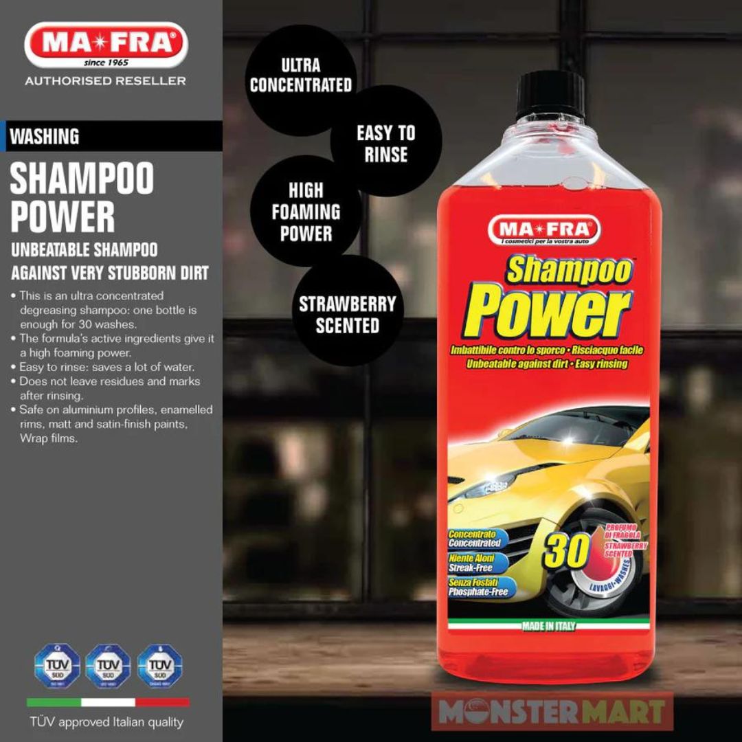 MaFra Shampoo Power. Best car shampoo. MaFra Ireland