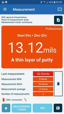 NexDiag Ireland. Paint Depth Gauge measurement too. Paint tool. Polishing paint thickness gauge. Nex Diag Cork Ireland. Phone App