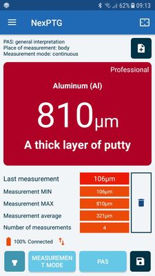 NexDiag Ireland. Paint Depth Gauge measurement too. Paint tool. Polishing paint thickness gauge. Nex Diag Cork Ireland. Phone App