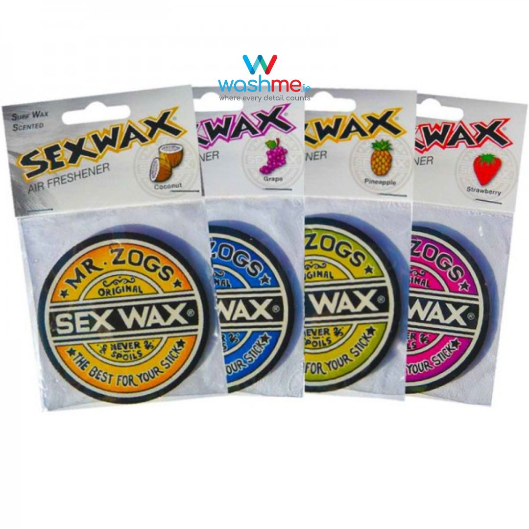 Mr. Zog’s Sexwax Air Freshener. Best air freshener. Coconut Air Freshener. Strawberry Air Freshener. Pinapple air freshener, grape air freshener. SexWax air freshener Ireland.