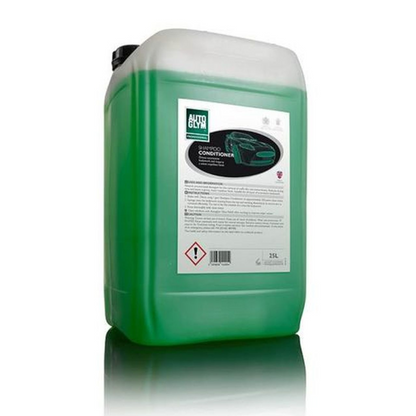 Autoglym Bodywork Shampoo Conditioner. White Bottle with green label. Hydrophobic film shampoo. 25L. Autoglym Cork Ireland