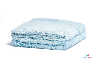 WashMe Microfibre. 500gsm ultra soft buffing microfibre in blue and viola or purple. 300gsm edgeless microfibre cloth. Sourced in Ireland. Irish Microfibre for interior and glass. Best microfibre. Microfibre Cork, Microfibre Ireland