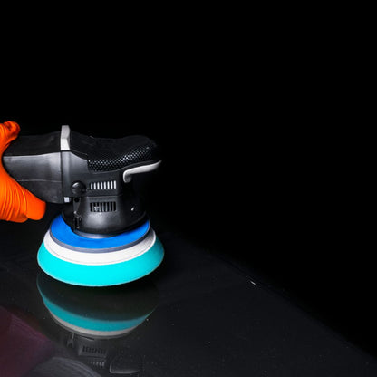 WashMe Polishing Pad Blue 5". Sandwich Pad for polishing. Refinishing pad. High cutting compound pad. washme.ie. Best pads for Flex, Rupes, ShineMate, Liquid Elements polishing pad.