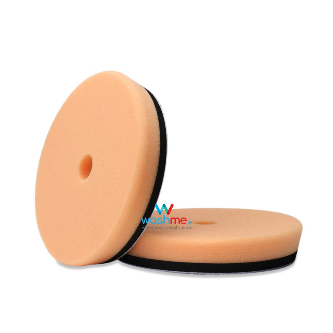 WashMe Polishing Pad Orange 5". Sandwich Pad for polishing. One Step pad. High cutting compound pad. washme.ie. Best pads for Flex, Rupes, ShineMate, Liquid Elements polishing pad.