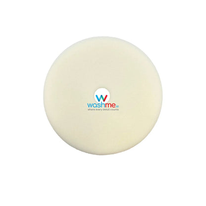 WashMe Polishing Pad White 5". Sandwich Pad for polishing. Heavy Cut pad. High cutting compound pad. washme.ie. Best pads for Flex, Rupes, ShineMate, Liquid Elements polishing pad.