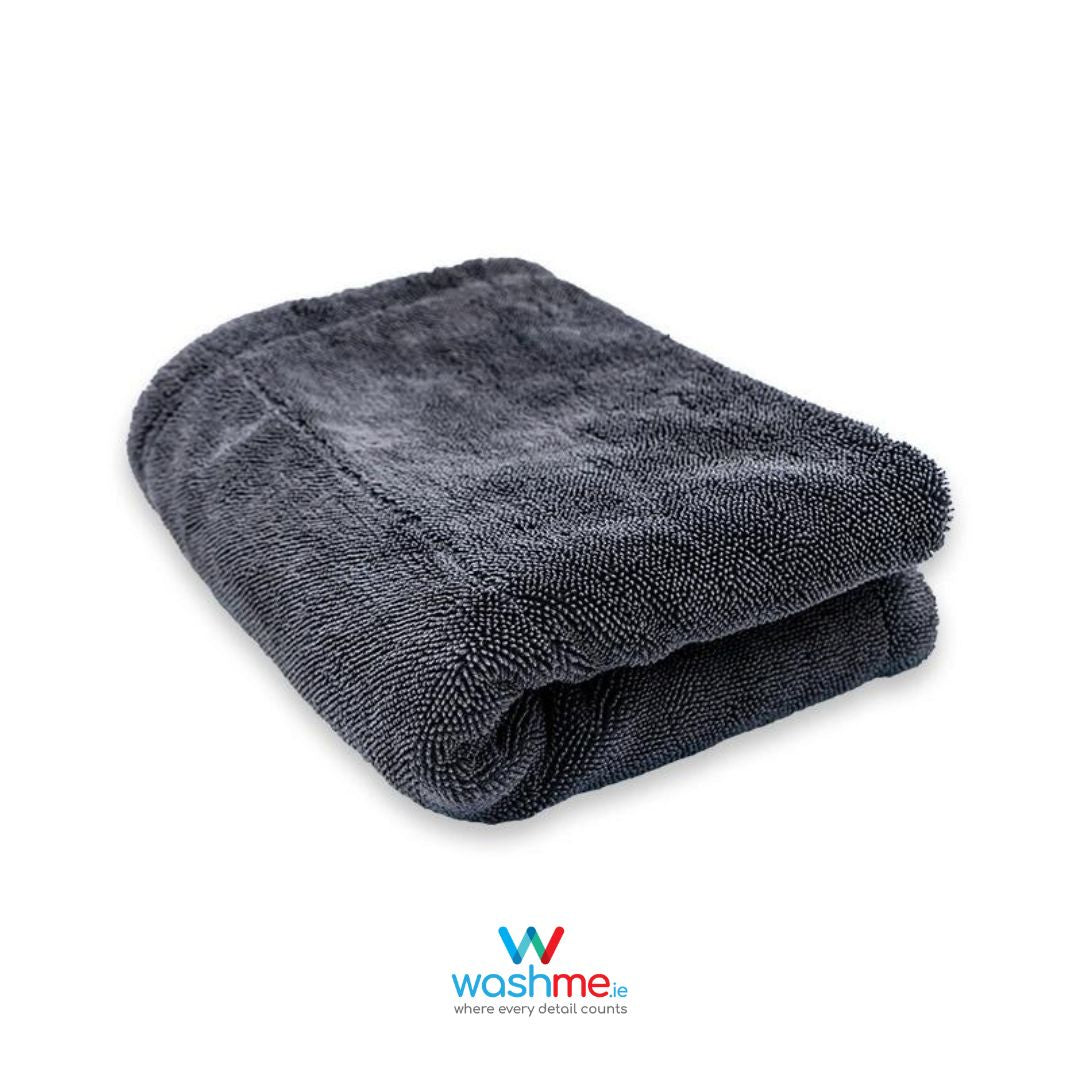 WashMe Dual Tommy XXL Drying Towel 1300gsm. Best drying towel. Twisted look drying towel. Soft chenile drying towel. Highly absorbant drying towel. Ireland