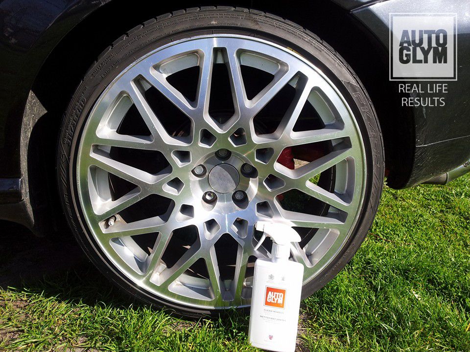 Best wheel cleaner Autoglym. Clean alloy wheels. Acid wheel cleaner. Autoglym Cork Ireland