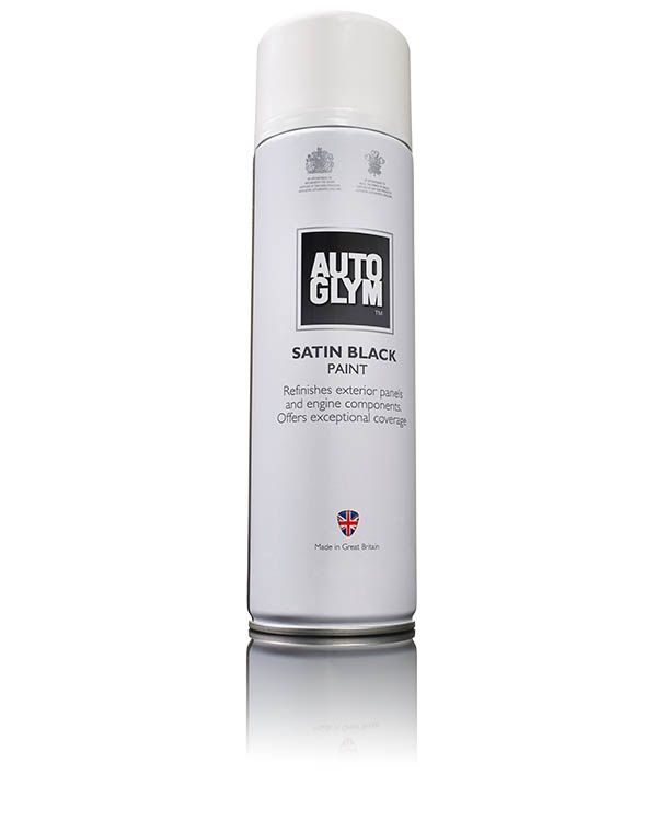 Black paint spray. aerosol black paint for cars, boats and bikes. Autoglym Cork Ireland